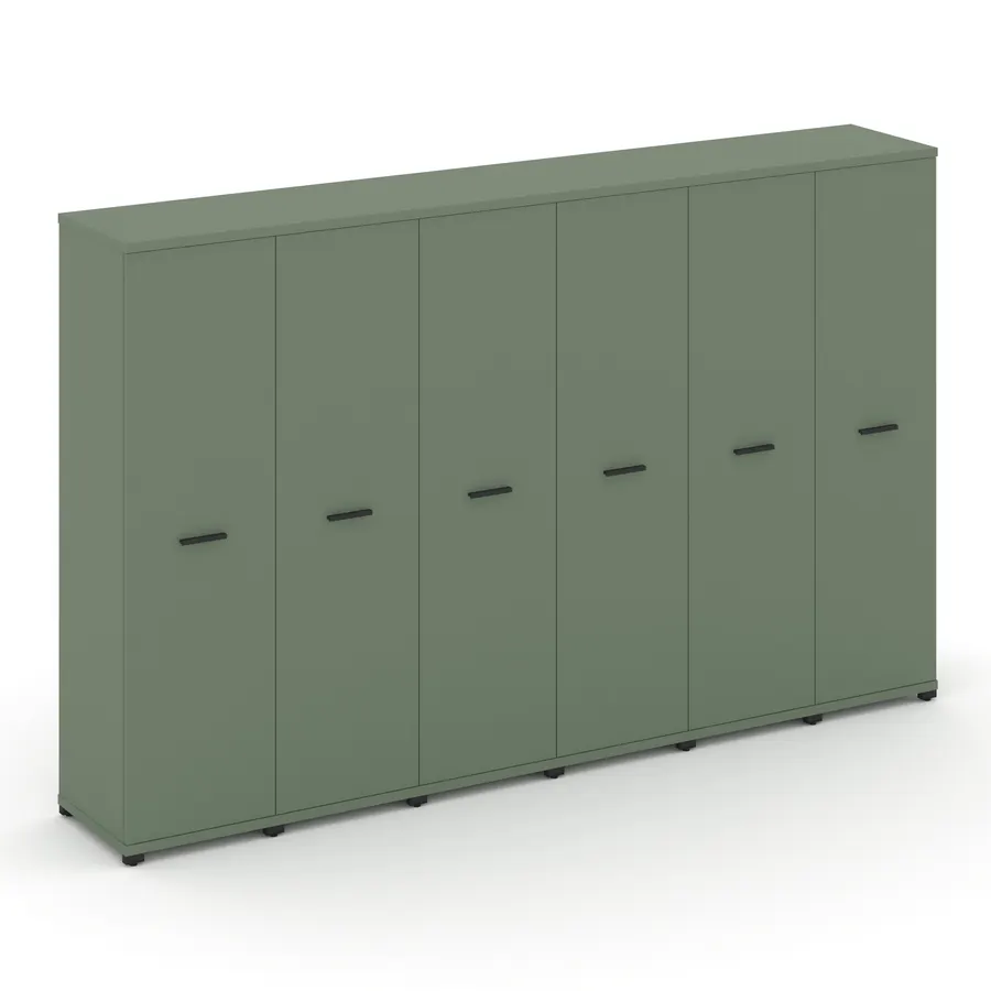 Концепт Шкаф 6 узких секций, 4 ниши CN.STU-466 W 2500*420*