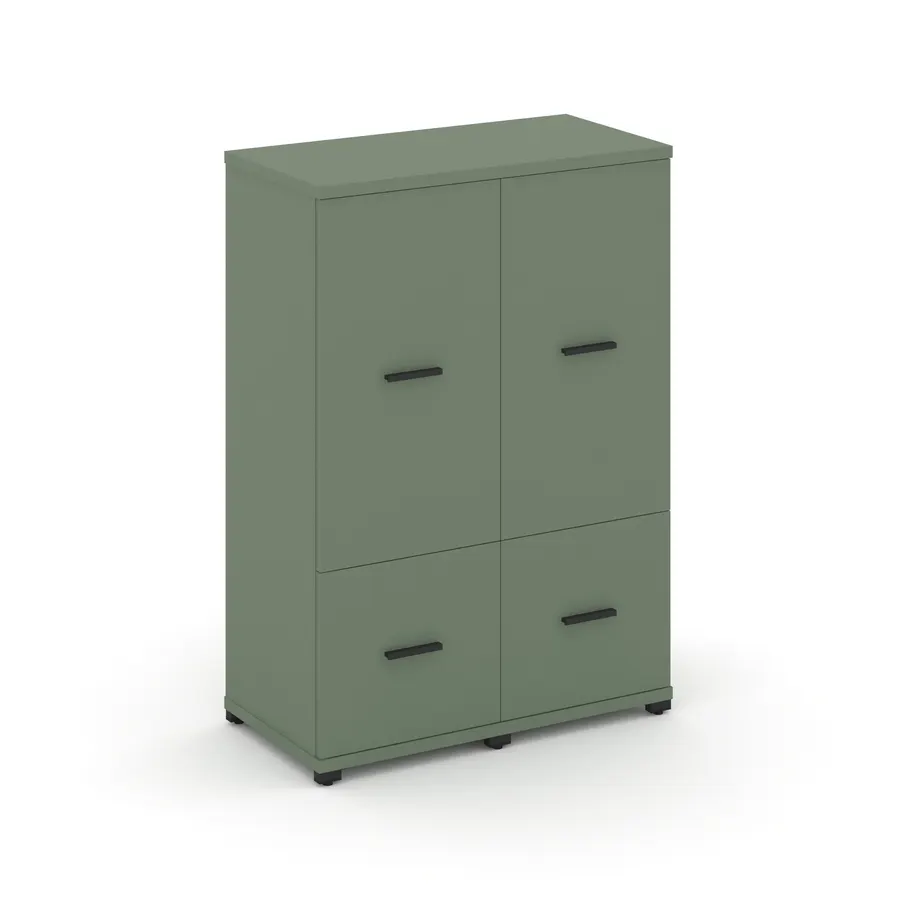 Концепт Шкаф 2 узкие секции, 3 ниши CN.STU-322 W