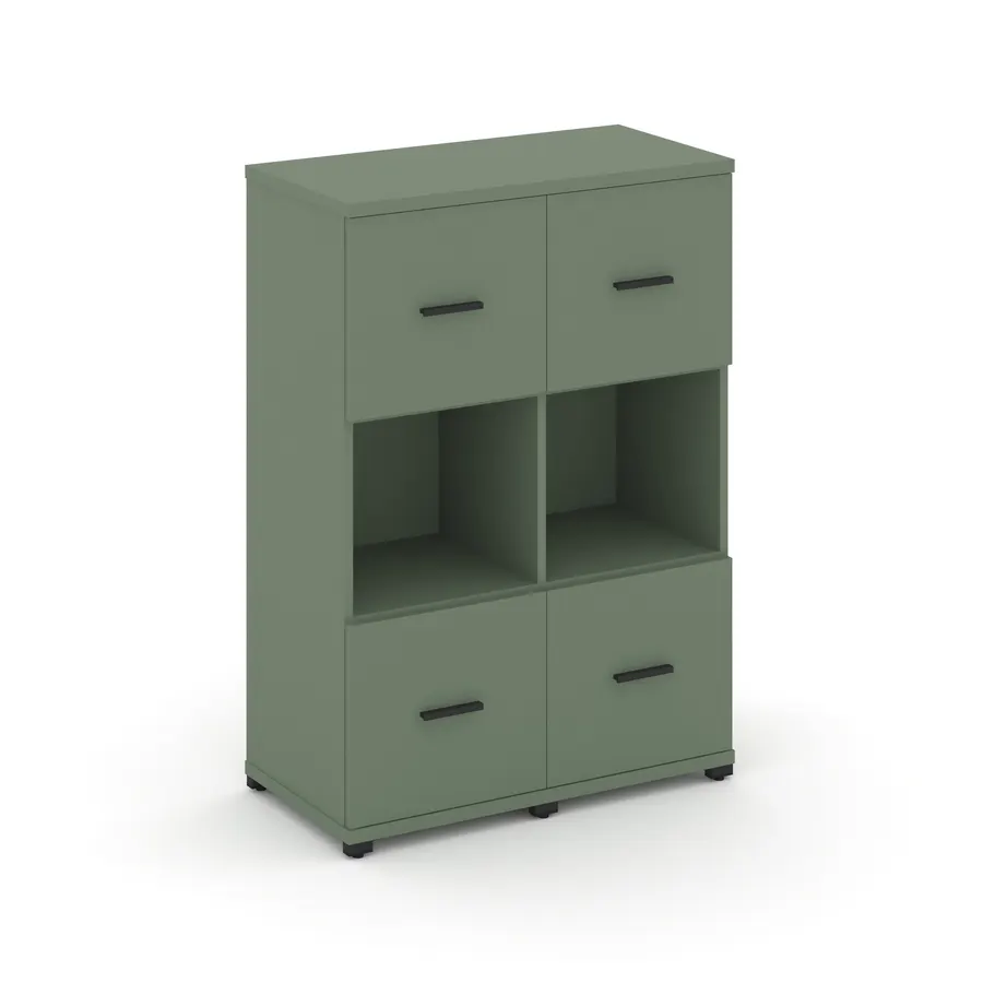 Концепт Шкаф 2 узкие секции, 3 ниши CN.STU-325 W