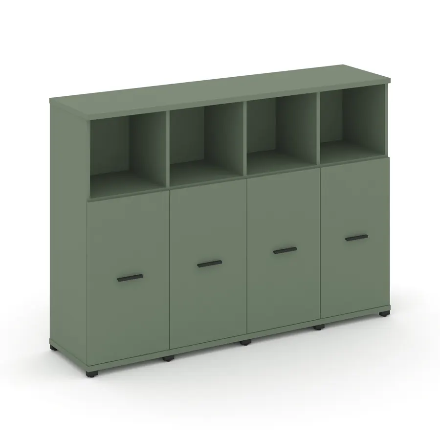 Концепт Шкаф 4 узкие секции, 3 ниши CN.STU-343 W 1668*420*