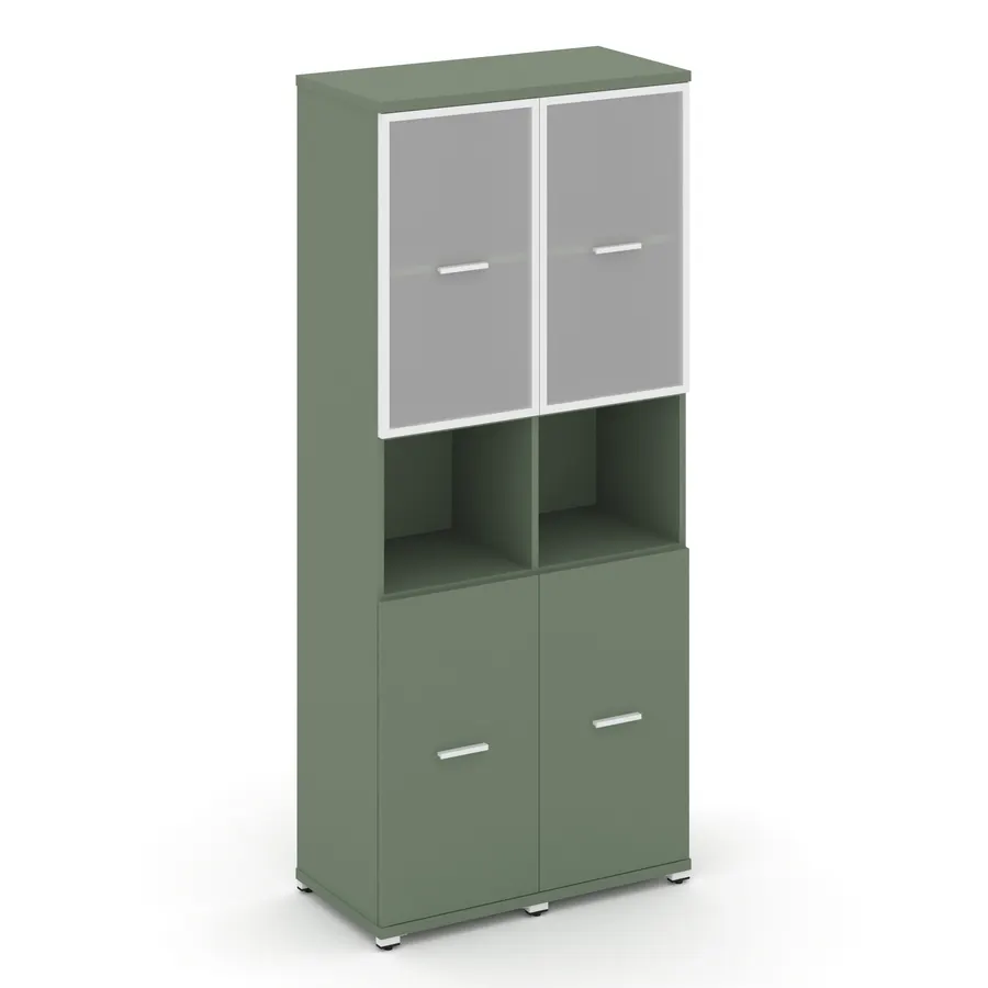 Концепт Шкаф 2 узкие секции, 5 ниш CN.STU-523 RMW W