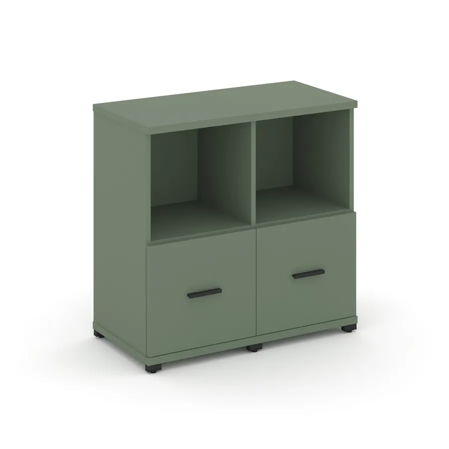 Концепт Шкаф 2 узкие секции, 2 ниши CN.STU-221 W