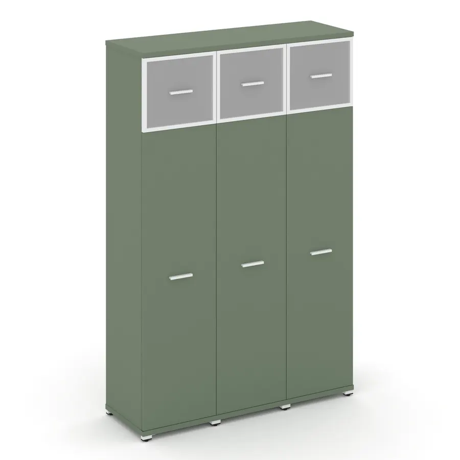 Концепт Шкаф 3 узкие секции, 5 ниш CN.STU-537 RMW W