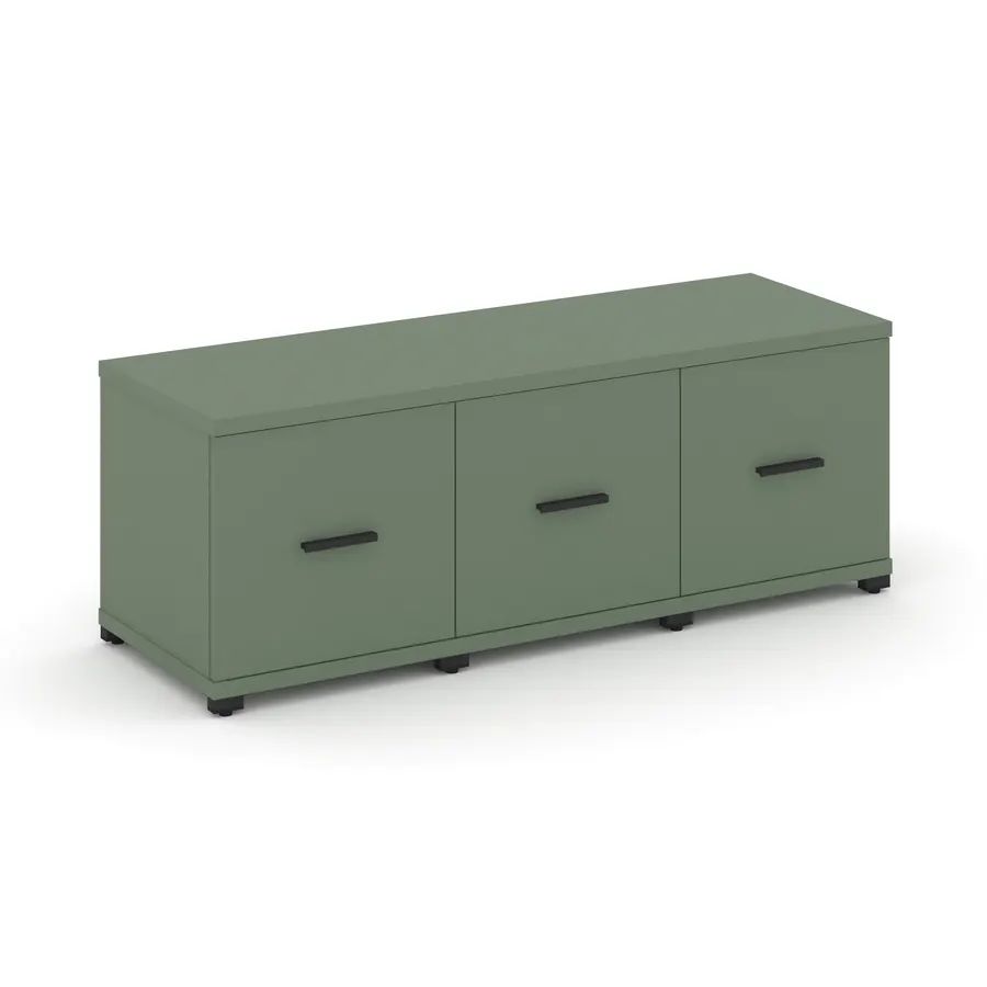 Концепт Шкаф 3 узкие секции, 1 ниша CN.STU-133 W 1252*420*