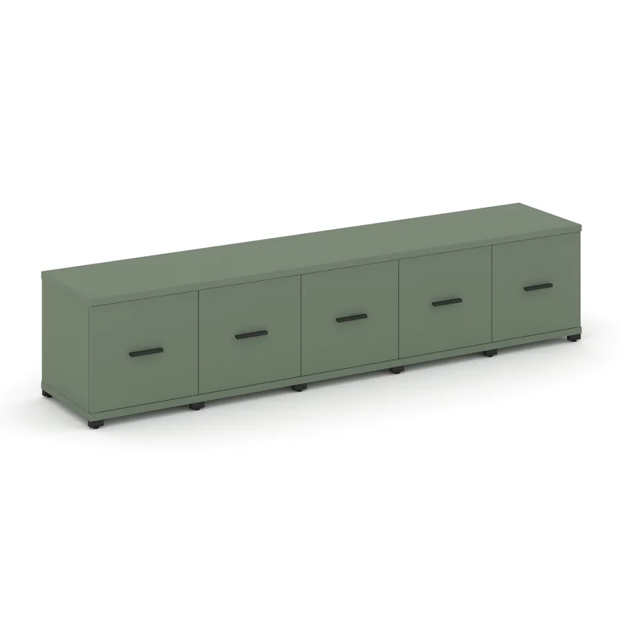 Концепт Шкаф 5 узких секций, 1 ниша CN.STU-153 W 2084*420*