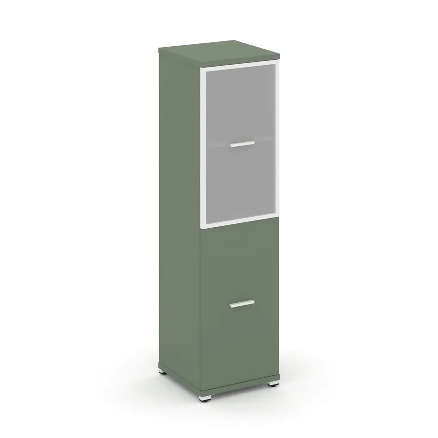 Концепт Шкаф 1 узкая секция, 4 ниши CN.STU-412 RMW W