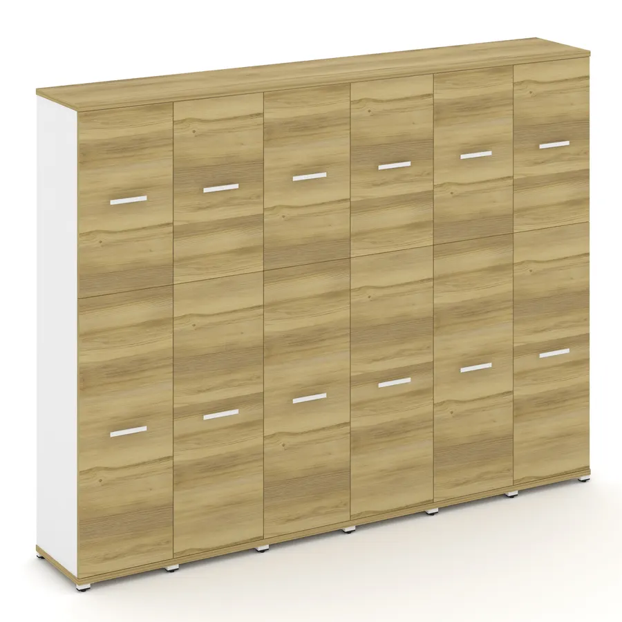 Концепт Шкаф 6 узких секций, 5 ниш CN.STU-565 W
