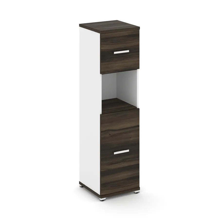 Концепт Шкаф 1 узкая секция, 4 ниши CN.STU-415 W