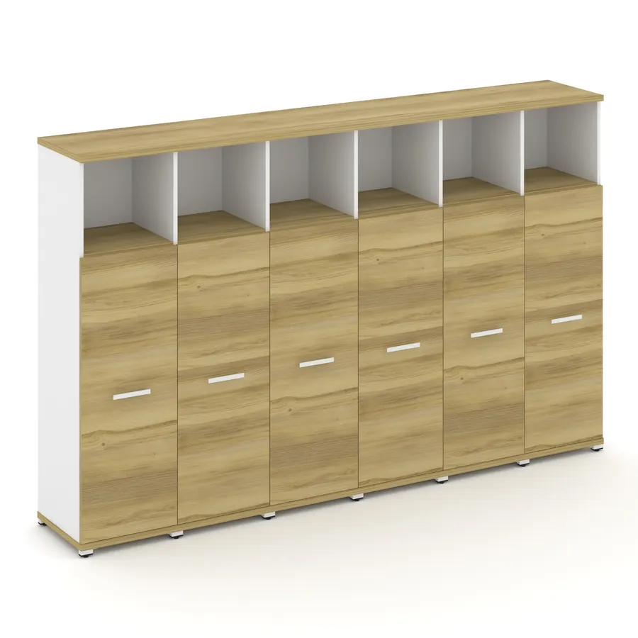 Концепт Шкаф 6 узких секций, 4 ниши CN.STU-463 W 2500*420*