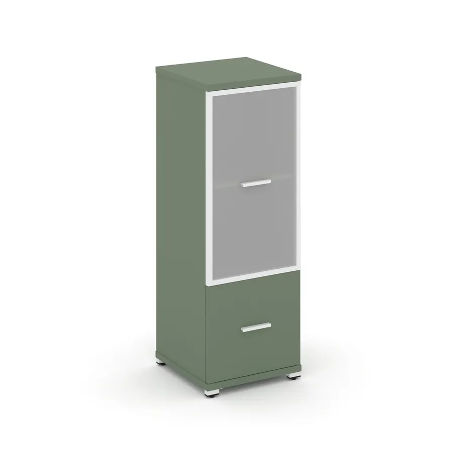 Концепт Шкаф 1 узкая секция, 3 ниши CN.STU-312 RMW W