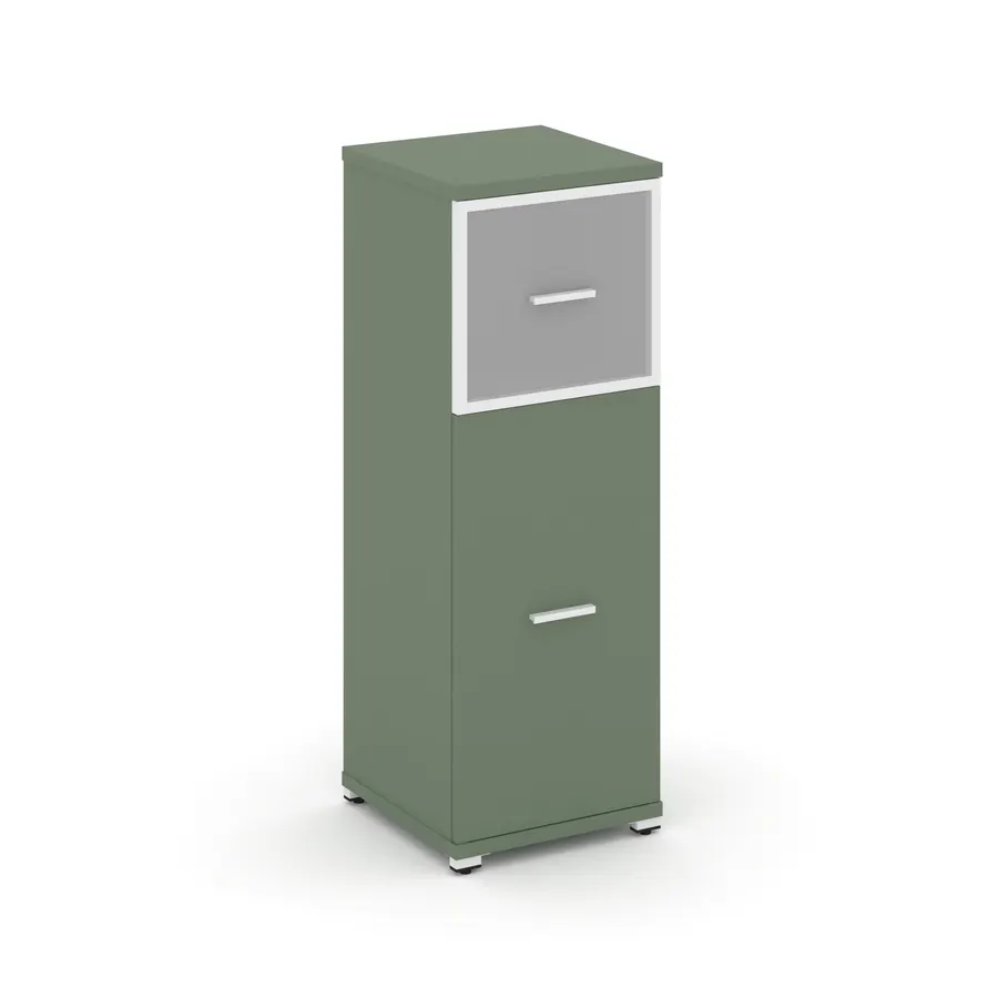 Концепт Шкаф 1 узкая секция, 3 ниши CN.STU-314 RMW W