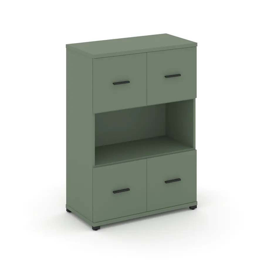 Концепт Шкаф 1 широкая секция, 3 ниши CN.STS-315 W