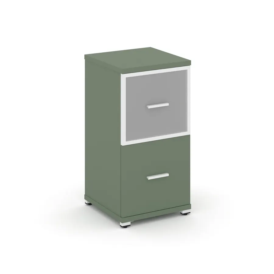 Концепт Шкаф 1 узкая секция, 2 ниши CN.STU-212 RMW W