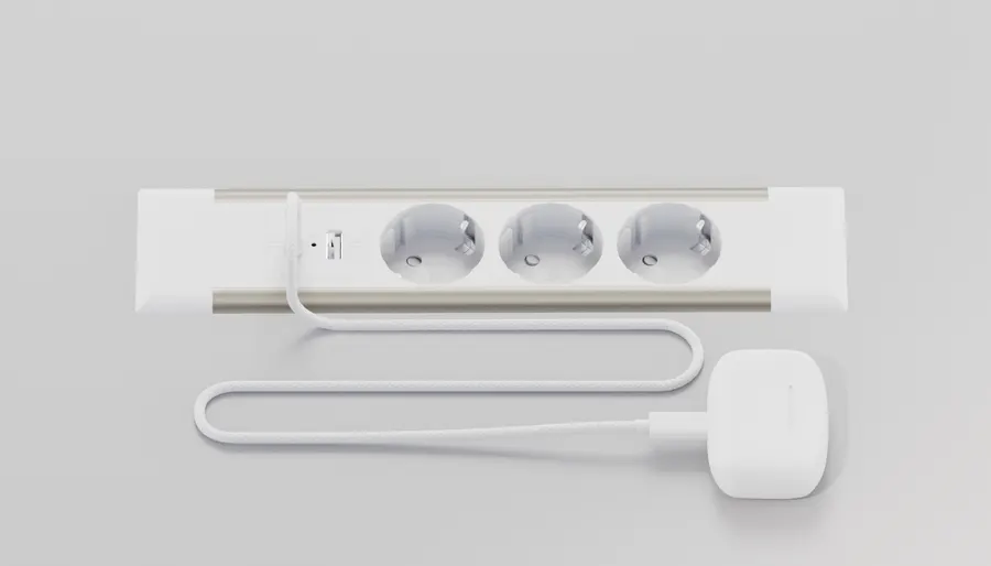 Электрификация Блок розеток встраиваемый в стол (3 розетки, USB-A, USB-C) G4103T-2AC.N