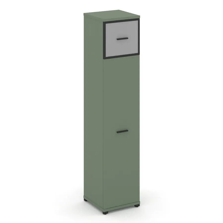 Концепт Шкаф 1 узкая секция, 5 ниш CN.STU-517 RMW W