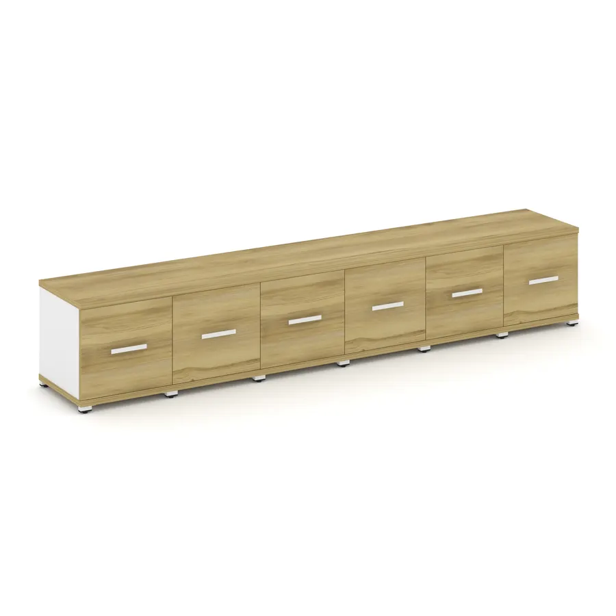 Концепт Шкаф 6 узких секций, 1 ниша CN.STU-163 W 2500*420*