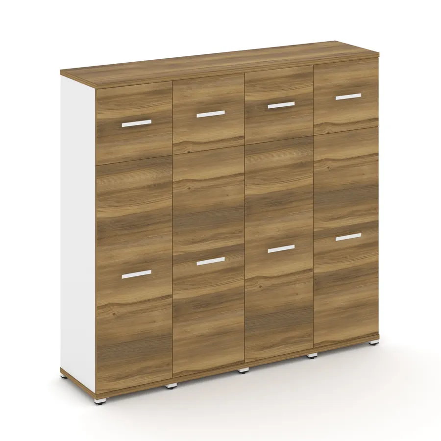 Концепт Шкаф 4 узкие секции, 4 ниши CN.STU-444 W 1668*420*
