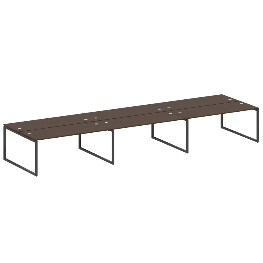 Метал Систем Куатро Рабочая станция на 6 раб. мест на О-образном м/к 40БО.СМ-6.5