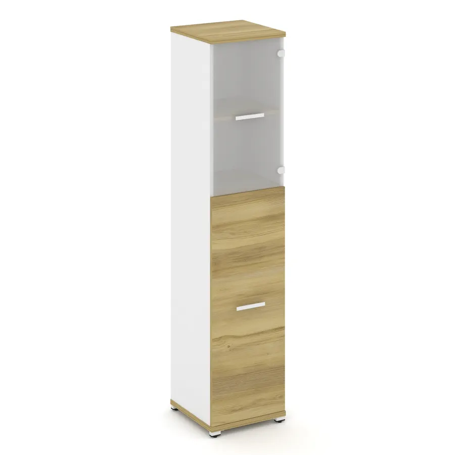 Концепт Шкаф 1 узкая секция, 5 ниш CN.STU.E-515 SM W
