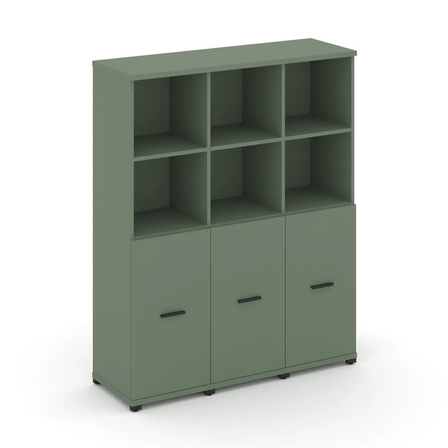 Концепт Шкаф 3 узкие секции, 4 ниши CN.STU-431 W 1252*420*