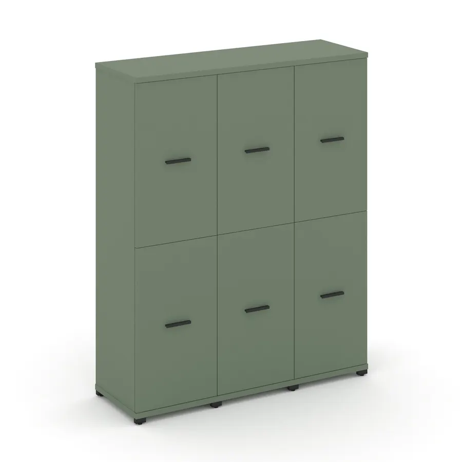Концепт Шкаф 3 узкие секции, 4 ниши CN.STU-432 W 1252*420*
