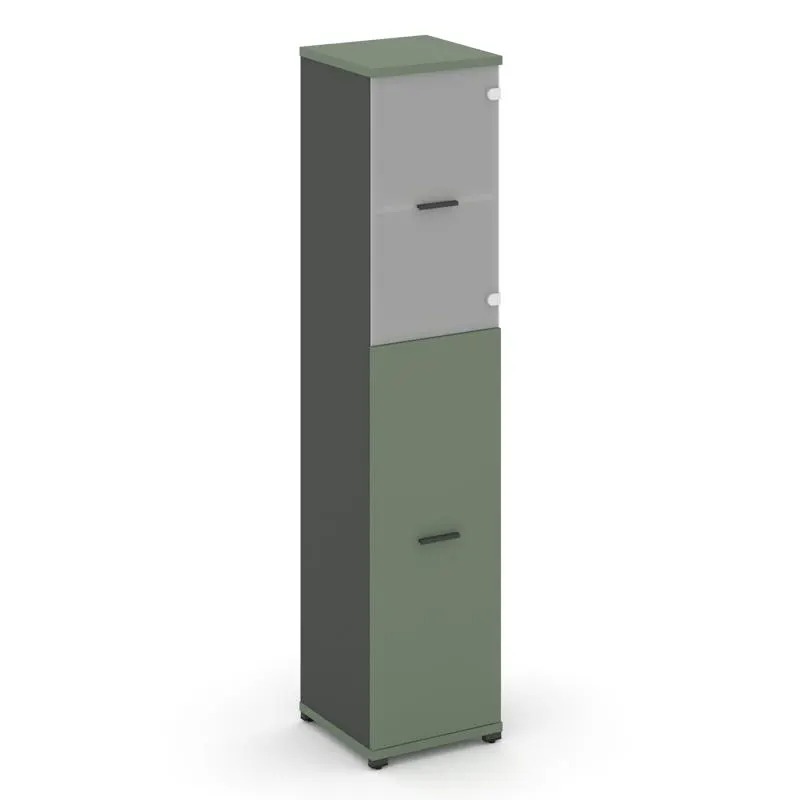 Концепт Шкаф 1 узкая секция, 5 ниш CN.STU.E-515 SM W