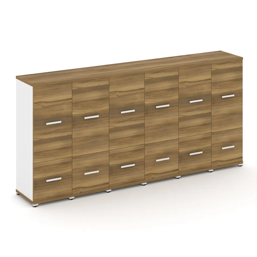 Концепт Шкаф 6 узких секций, 3 ниши CN.STU-362 W 2500*420*
