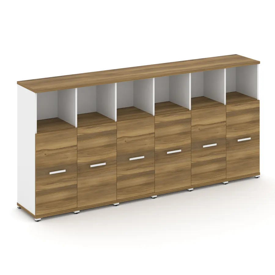 Концепт Шкаф 6 узких секций, 3 ниши CN.STU-363 W 2500*420*